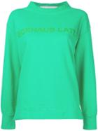 Eckhaus Latta - Printed Sweatshirt - Women - Cotton - M, Green, Cotton