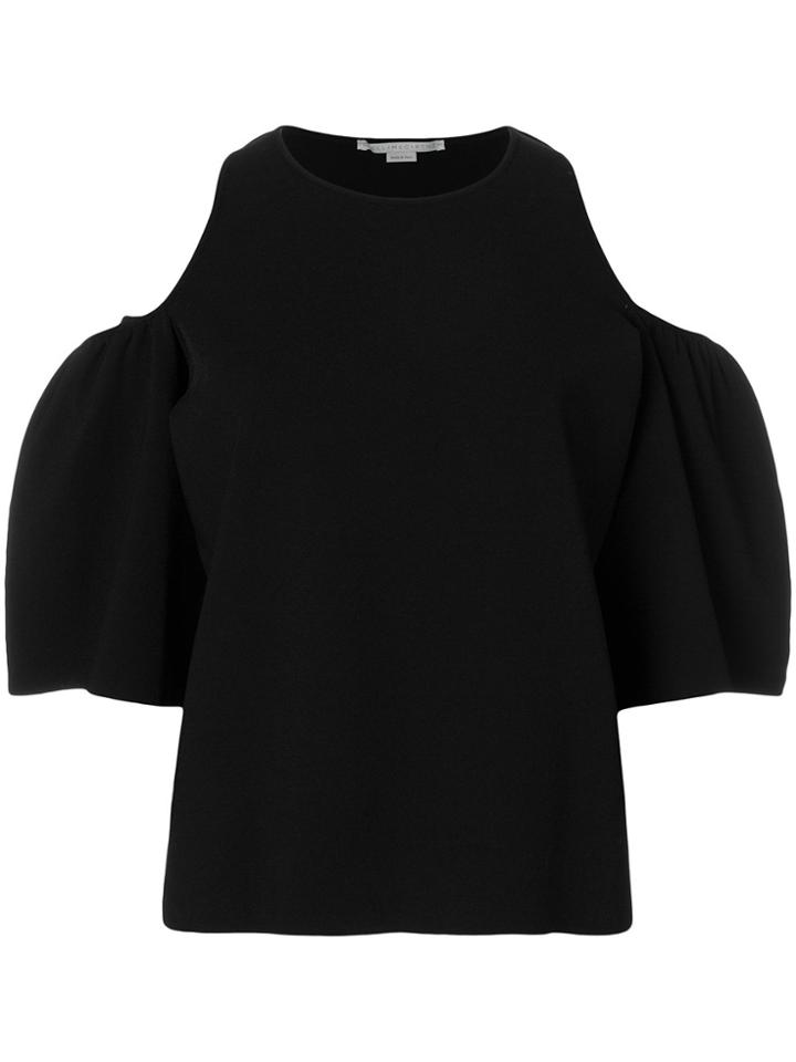 Stella Mccartney Cold-shoulder Blouse - Black