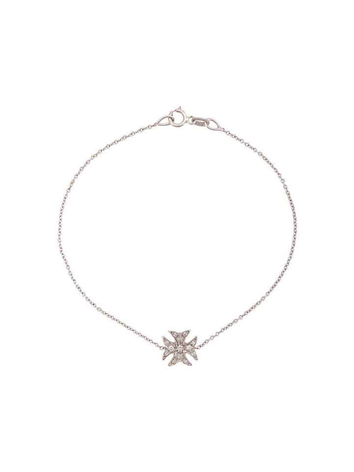 Loree Rodkin 18kt Gold Maltese Cross Bracelet - Metallic