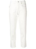 Zadig & Voltaire Frayed Hem Jeans - White