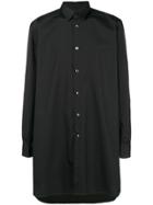 Comme Des Garçons Homme Plus Oversized Side Slit Shirt - Black