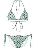 Bottega Veneta Dotted Print Bikini - Green