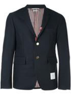 Thom Browne Two Button Blazer, Men's, Size: 2, Blue, Cupro/cotton