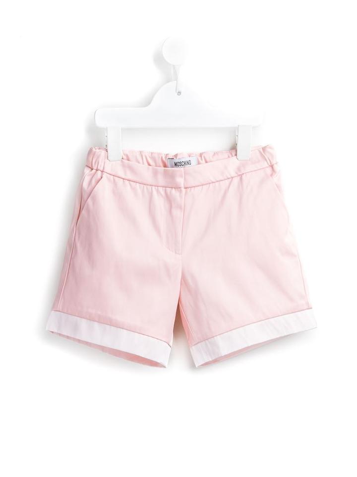 Moschino Kids Bow Shorts, Girl's, Size: 11 Yrs, Pink/purple