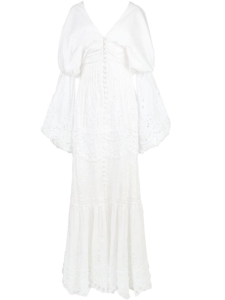 Jonathan Simkhai Embroidered Off-the-shoulder Dress - White