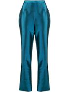 L'autre Chose Shantung Trousers - Blue