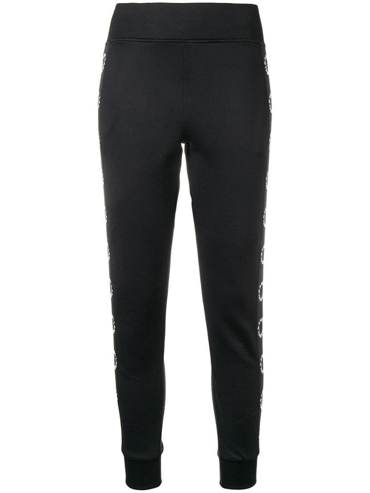 Karl Lagerfeld Logo Lined Track Trousers - Black