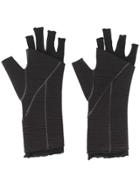 Thom Krom Fingerless Gloves - Black