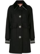 No21 Embellished Coat - Black