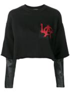 Adaptation Cropped Jumper - Black