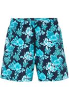 Vilebrequin Moorise Tropical Print Swim Shorts - Blue