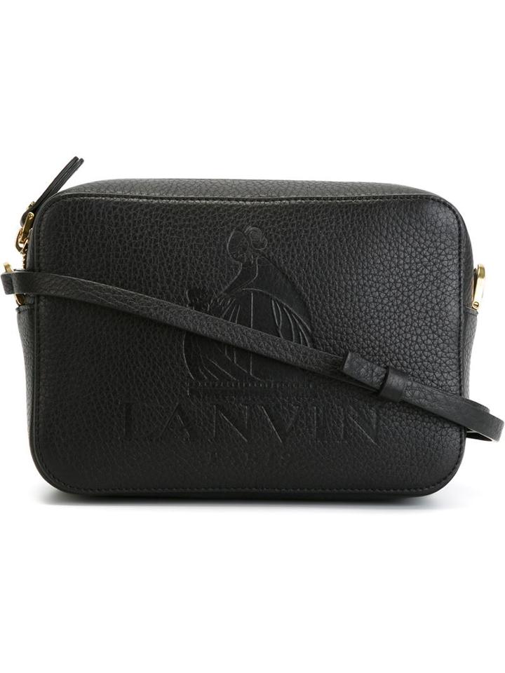 Lanvin Embossed Logo Cross-body Bag