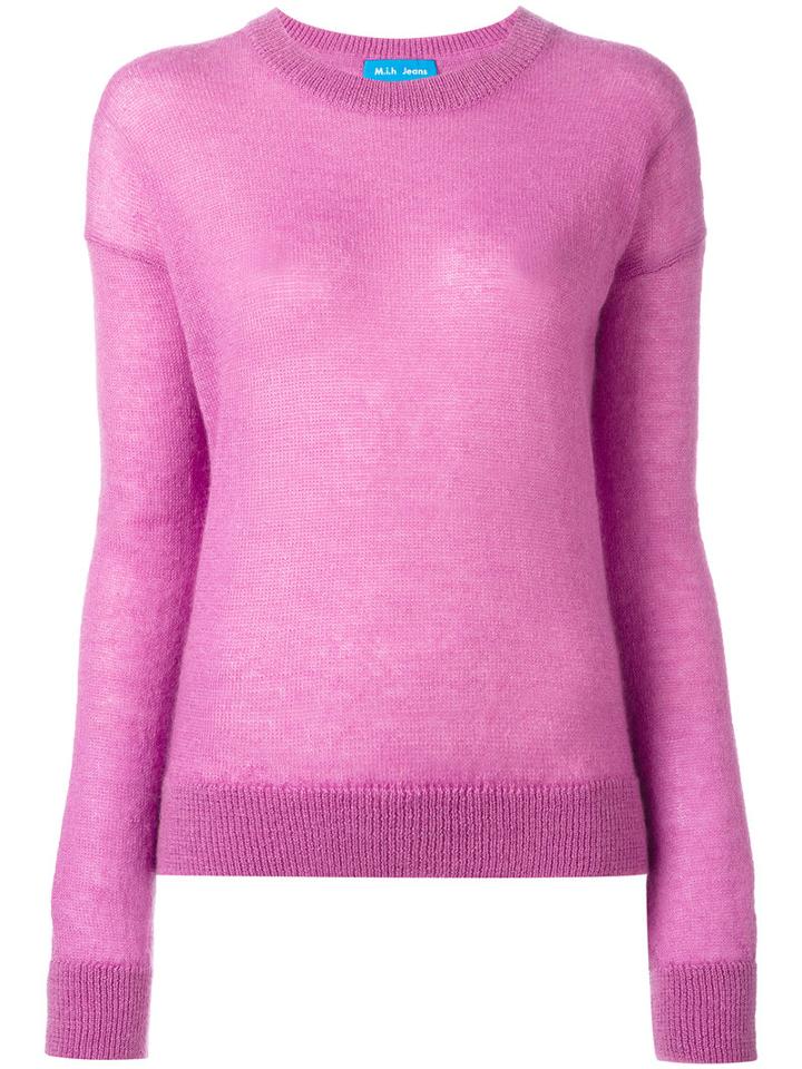 Mih Jeans Inka Jumper, Women's, Size: Medium, Pink/purple, Mohair/wool/polyamide