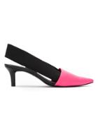 Gloria Coelho Contrast Pumps - Pink & Purple