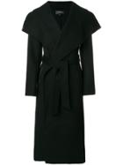 Mackage Long Belted Coat - Black