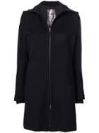 Prada Vintage Zip-up Coat - Black