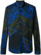 Versace Jeans Tribal Print Shirt - Blue
