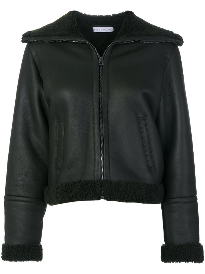 Inès & Maréchal Zip Up Jacket - Green