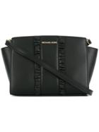 Michael Kors Collection Frill Embellished Shoulder Bag - Black