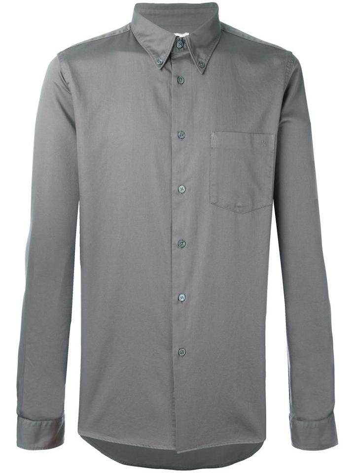 Ps By Paul Smith Plain Shirt, Men's, Size: Xl, Grey, Cotton