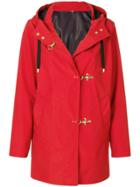 Fay Hooded Coat - Red