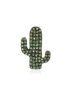 Ileana Makri Tsavorite Cactus Pendant Necklace - Green