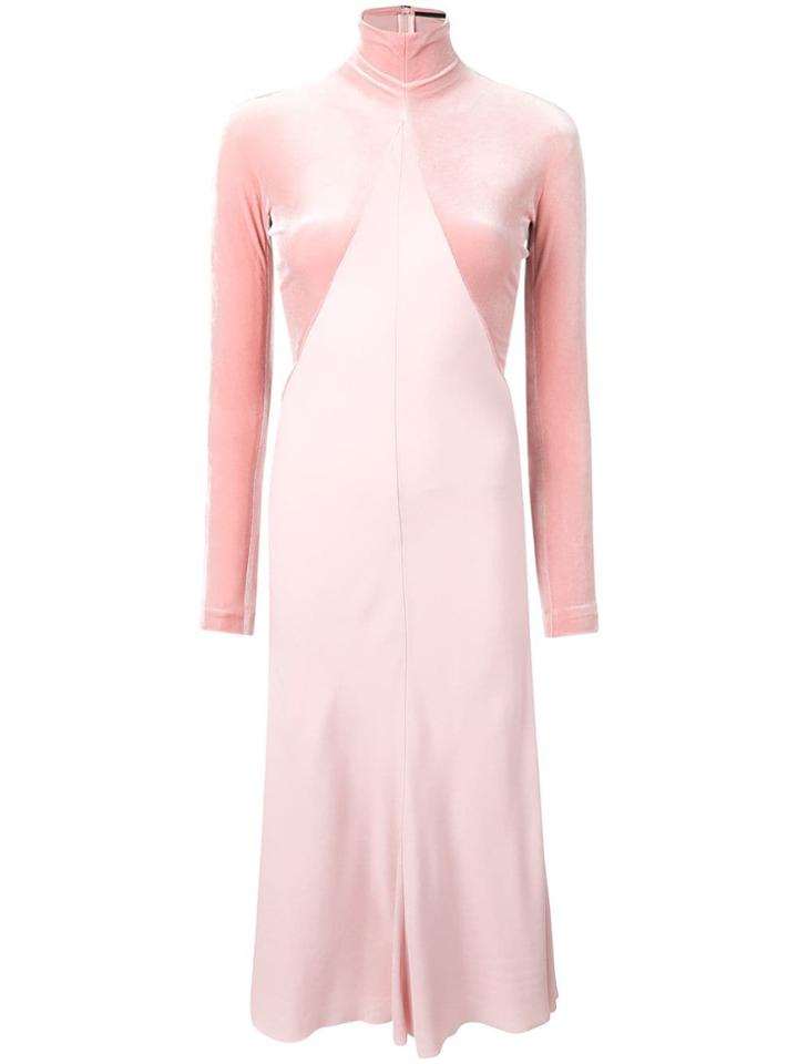 Haider Ackermann Turtleneck Panelled Dress - Pink