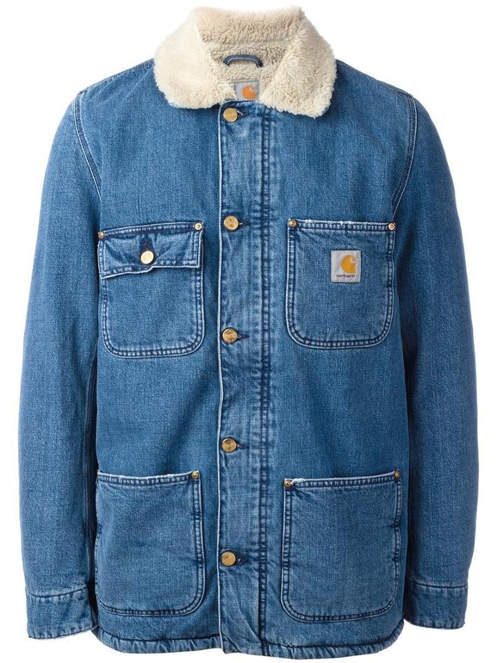 Carhartt Phoenix Denim Jacket, Men's, Size: Large, Blue, Cotton/polyester