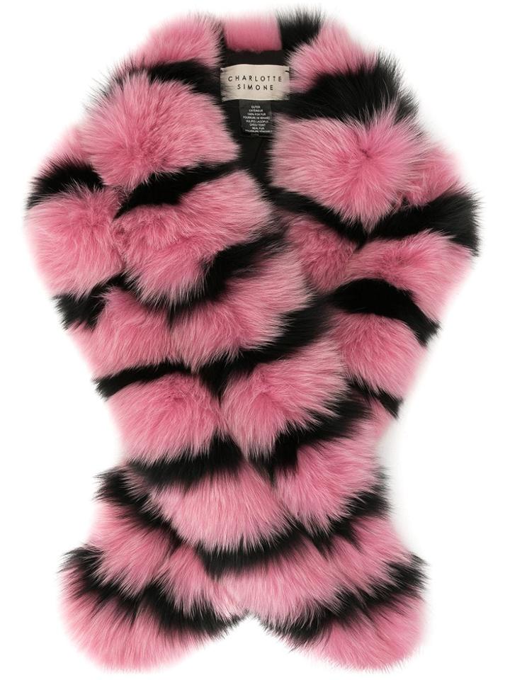 Charlotte Simone Kaleidoscope Cuff Scarf - Pink