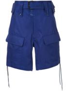 Facetasm Wide Cargo Shorts - Blue