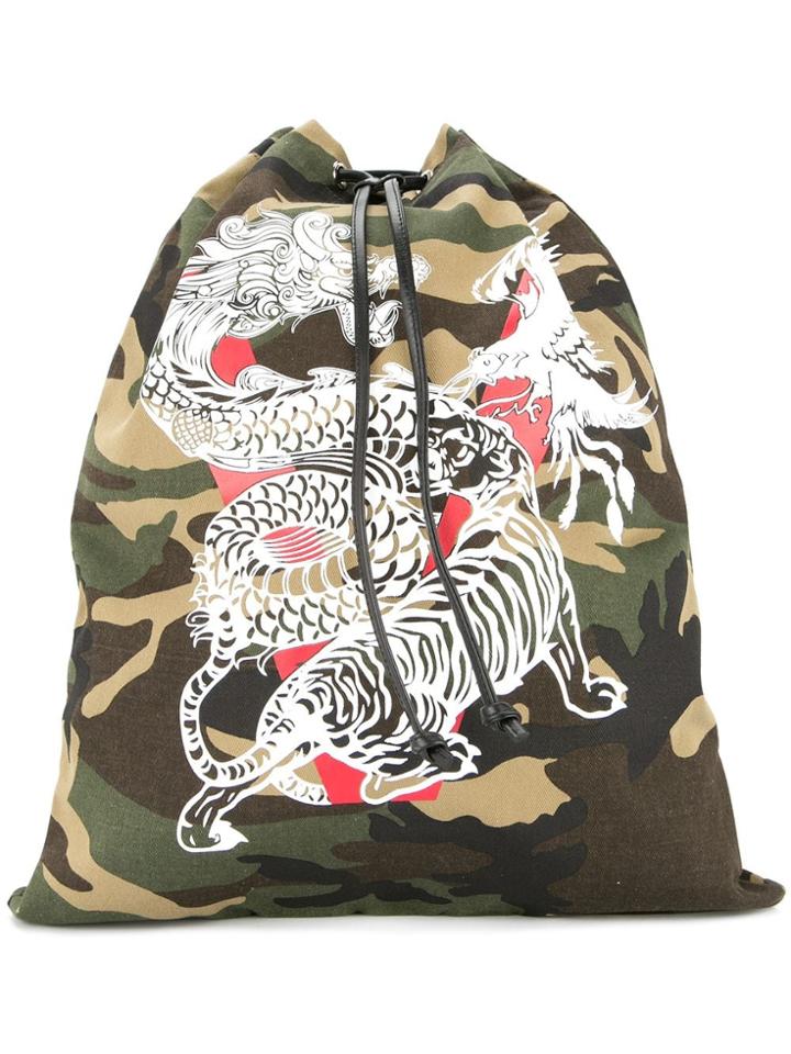 Ports V Dragon Drawstring Backpack - Multicolour