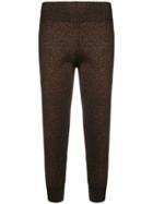 Dondup Glitter Knit Trousers - Black