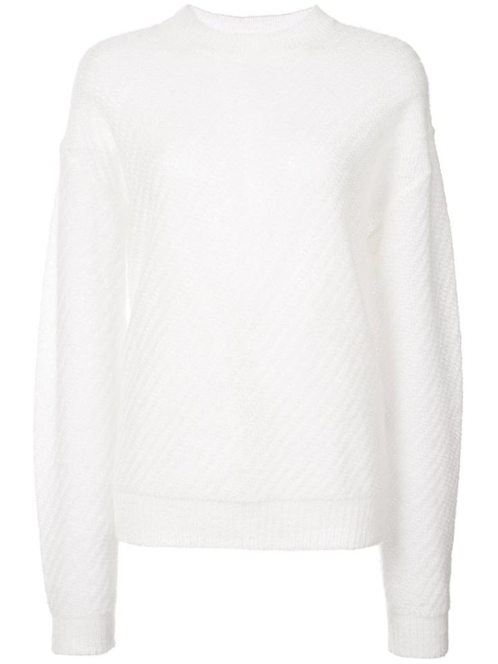 Julien David Oversized Sweater - White