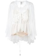 Chloé - Embroidered Lace Blouse - Women - Cotton/polyester - 36, White, Cotton/polyester