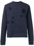 Joseph - Tonal Badge Sweatshirt - Men - Cotton/polyester - M, Blue, Cotton/polyester