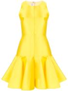 Maison Rabih Kayrouz Peplum Short Dress - Yellow
