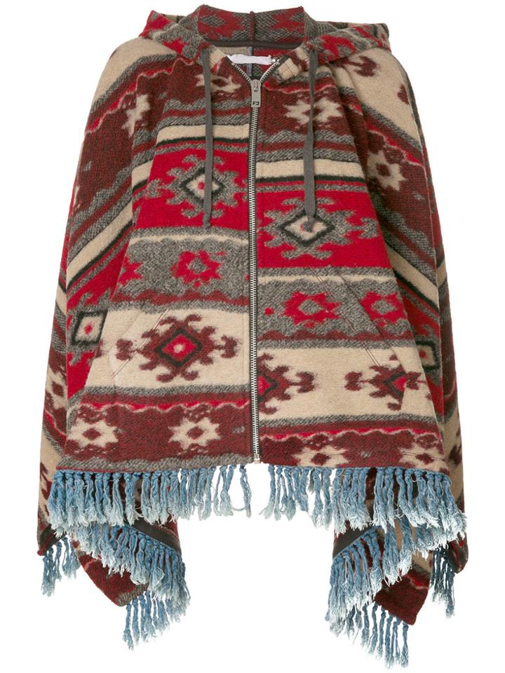 Diesel W-brogan Poncho - Multicolour