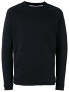 Nike Tech Fleece Crew Neck Sweatshirt, Men's, Size: Large, Black, Cotton/polyester