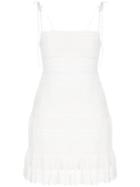 Sir. Dilone Embroidered Mini Dress - White