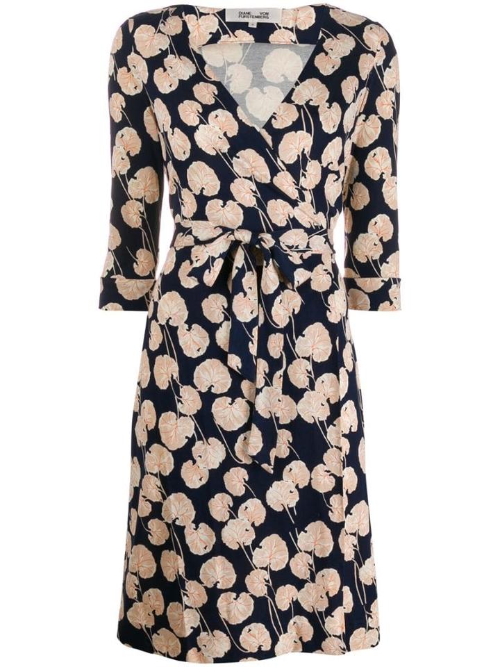 Diane Von Furstenberg New Julian Wrap Dress - Blue