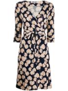Diane Von Furstenberg New Julian Wrap Dress - Blue