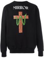 Off-white 'snake Mirror' Sweatshirt, Men's, Size: Xxl, Black, Cotton