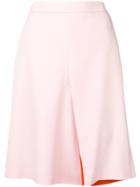 Y/project Contrast Lining Skirt - Pink