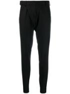 Aganovich Slim-fit Tailored Trousers - Black