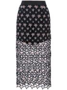 Fleur Du Mal Galaxy Pencil Skirt - Black