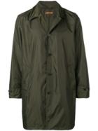 Aspesi Waterproof Button Coat - Green