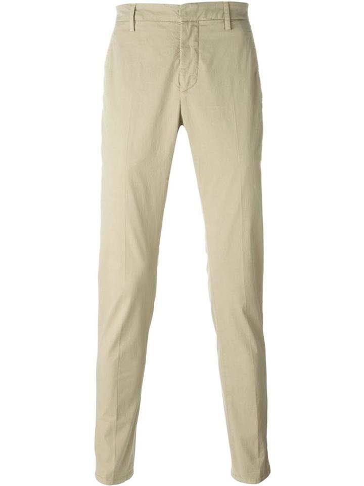 Dondup Gaubert Trousers, Men's, Size: 30, Nude/neutrals, Cotton/spandex/elastane