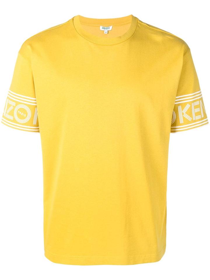 Kenzo Logo Sleeve T-shirt - Yellow