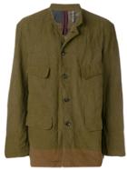 Ziggy Chen Relaxed Shirt Jacket - Green