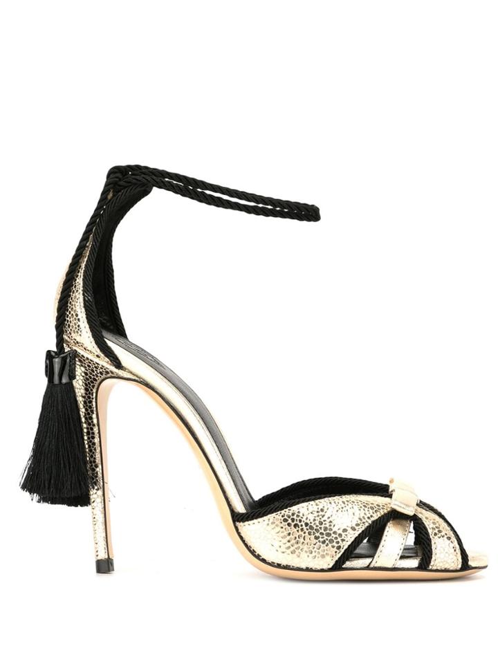 Aleksander Siradekian Donna Tassel-detail Sandals - Gold